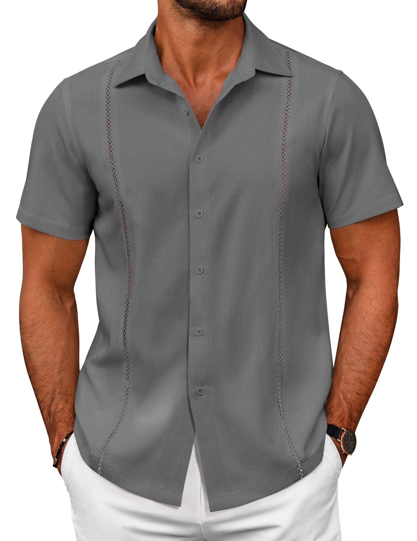 Summer Cuban Guayabera Shirt