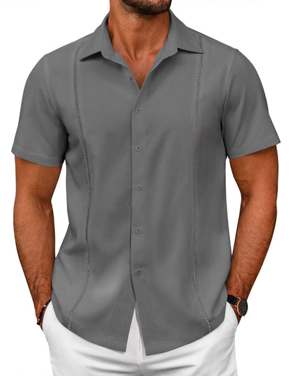 Summer Cuban Guayabera Shirt
