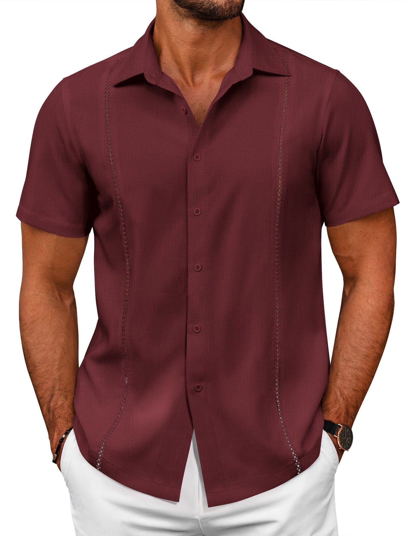 Summer Cuban Guayabera Shirt