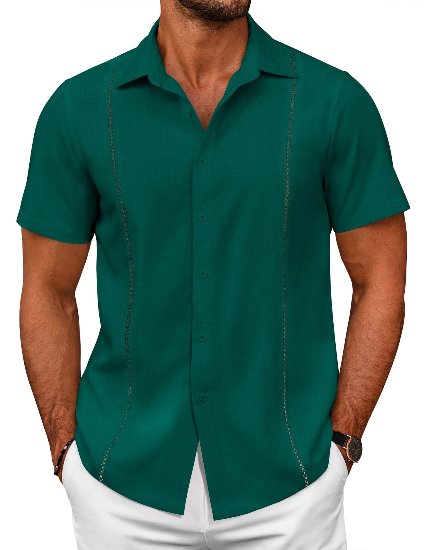 Summer Cuban Guayabera Shirt