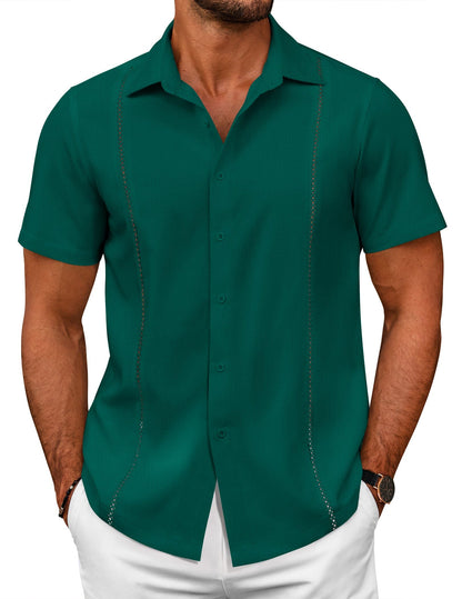 Summer Cuban Guayabera Shirt