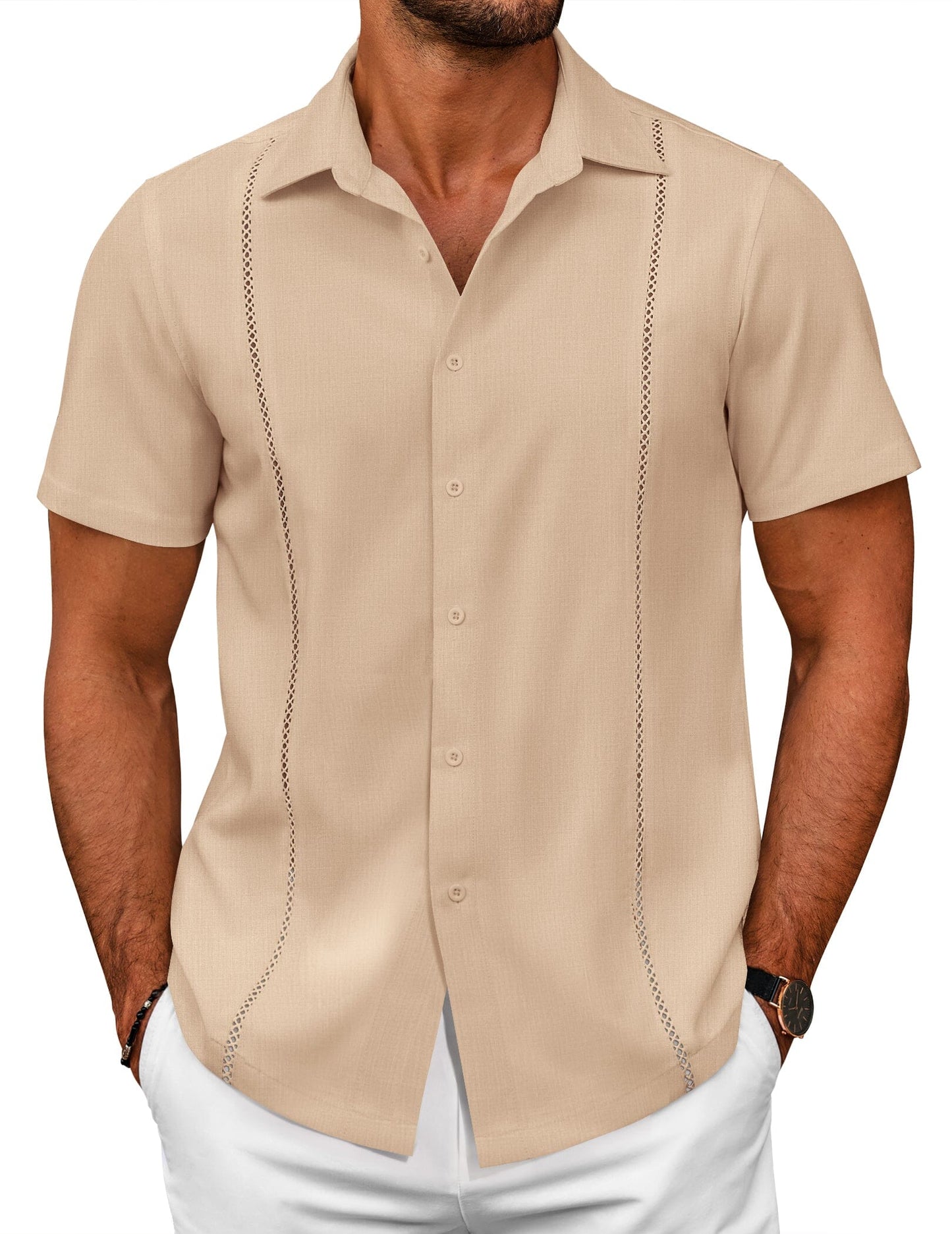 Summer Cuban Guayabera Shirt