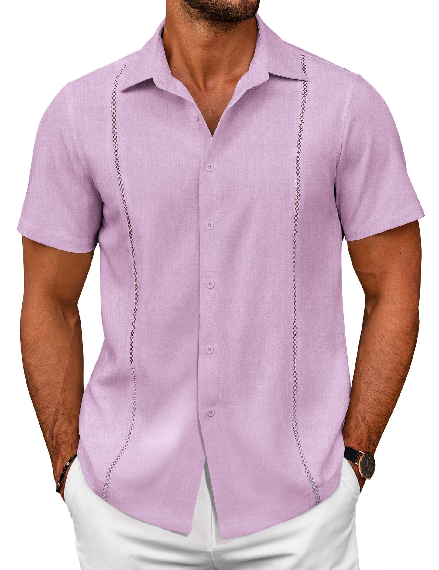 Summer Cuban Guayabera Shirt