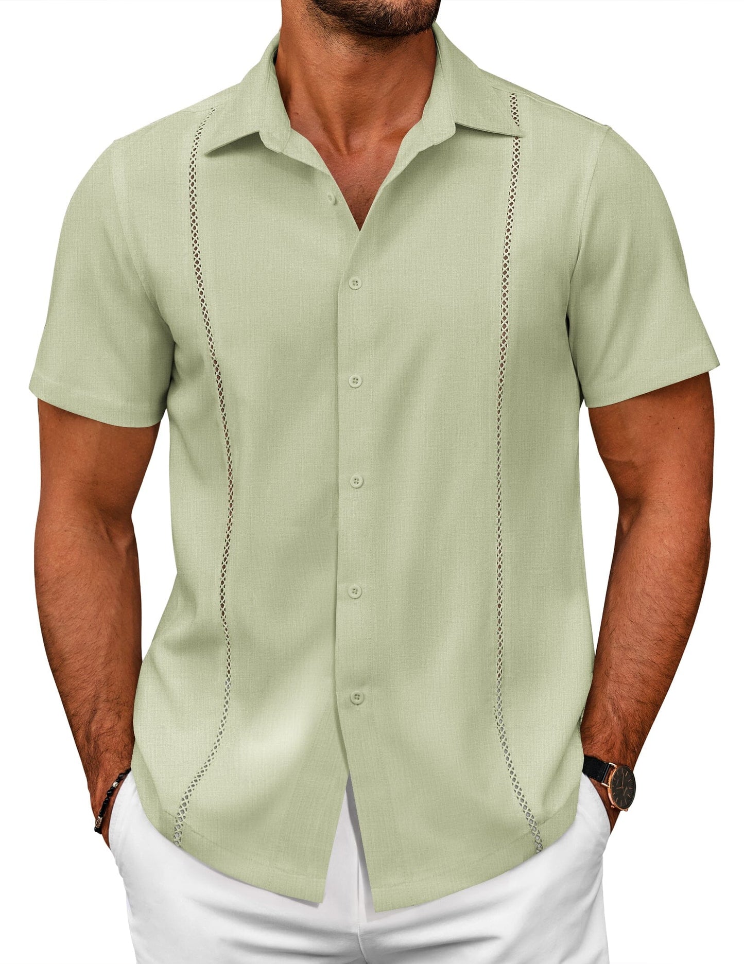 Summer Cuban Guayabera Shirt