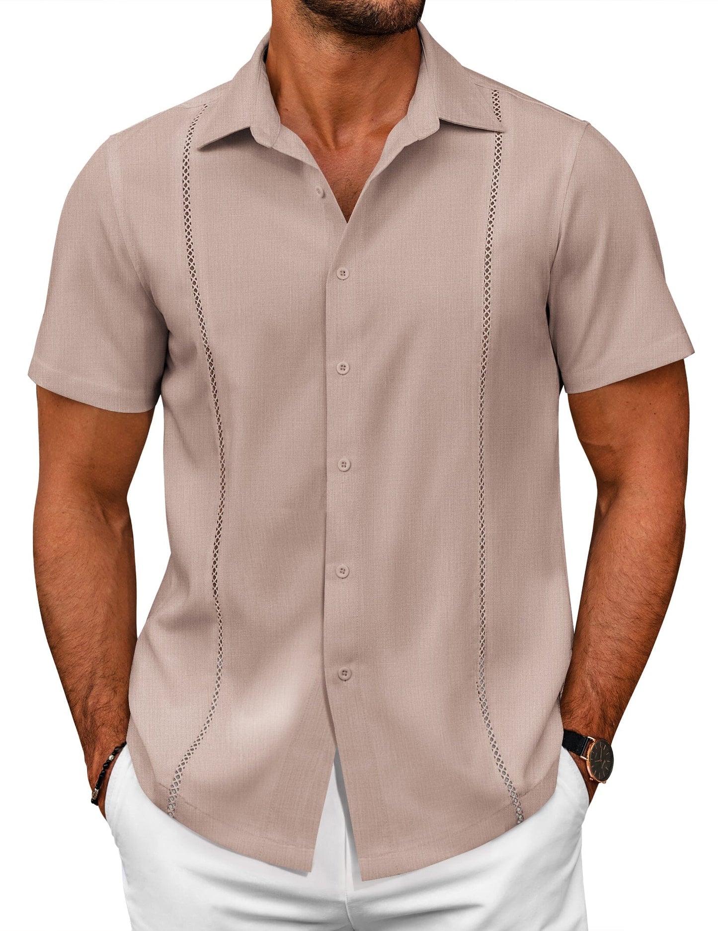 Summer Cuban Guayabera Shirt