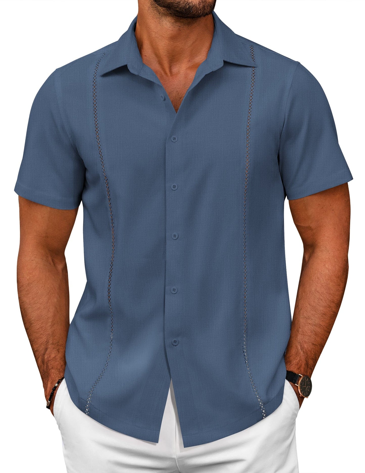 Summer Cuban Guayabera Shirt