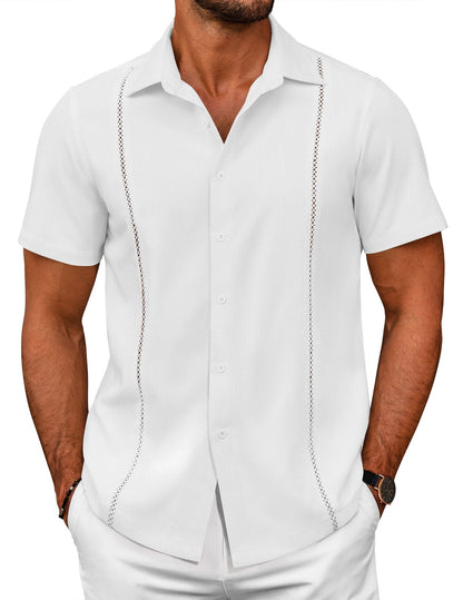Summer Cuban Guayabera Shirt