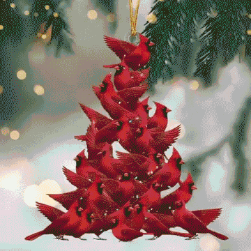 Cardinal Hanging Ornament