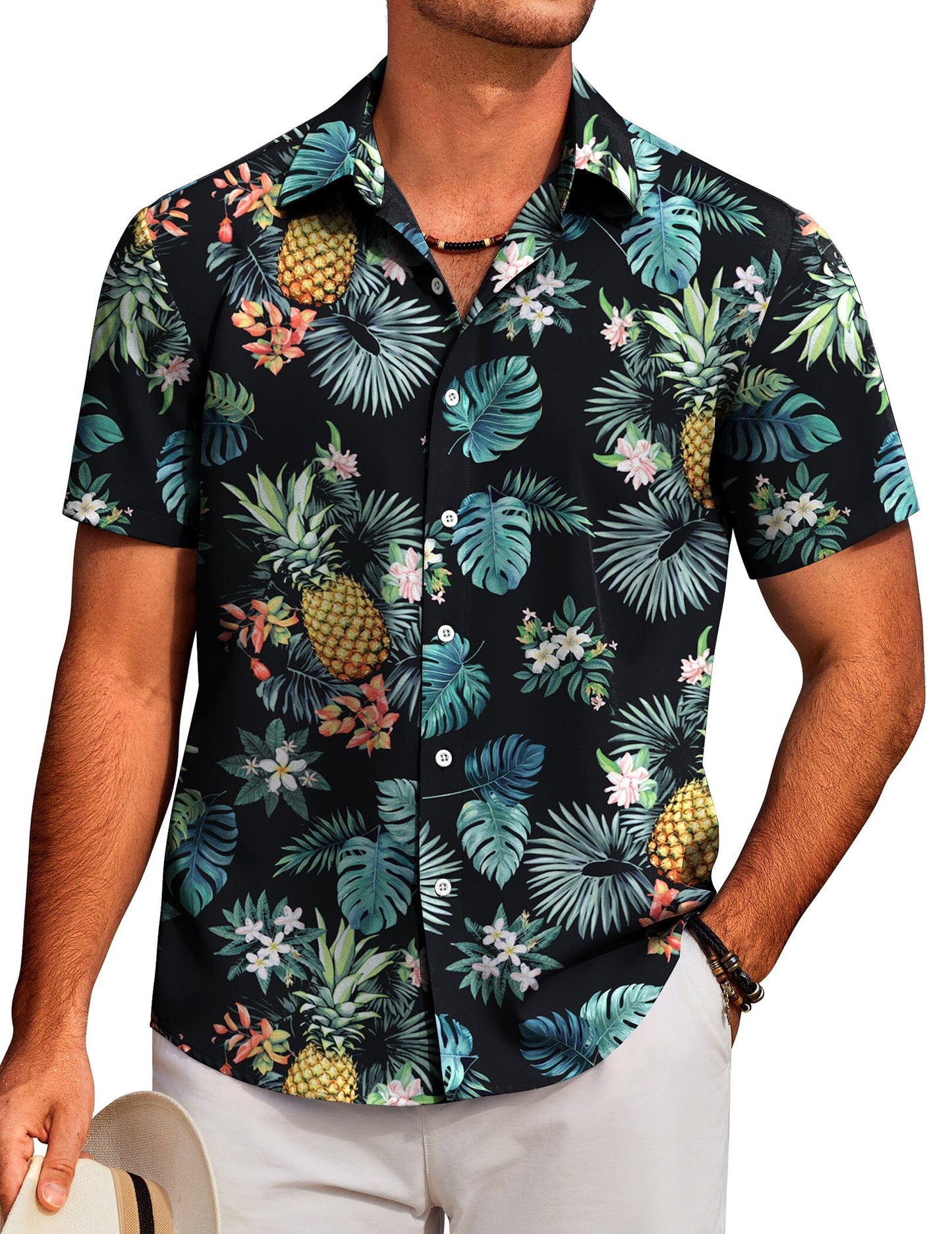 Tropical Floral Beach Shirt