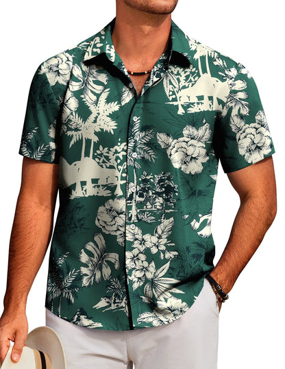 Tropical Floral Beach Shirt