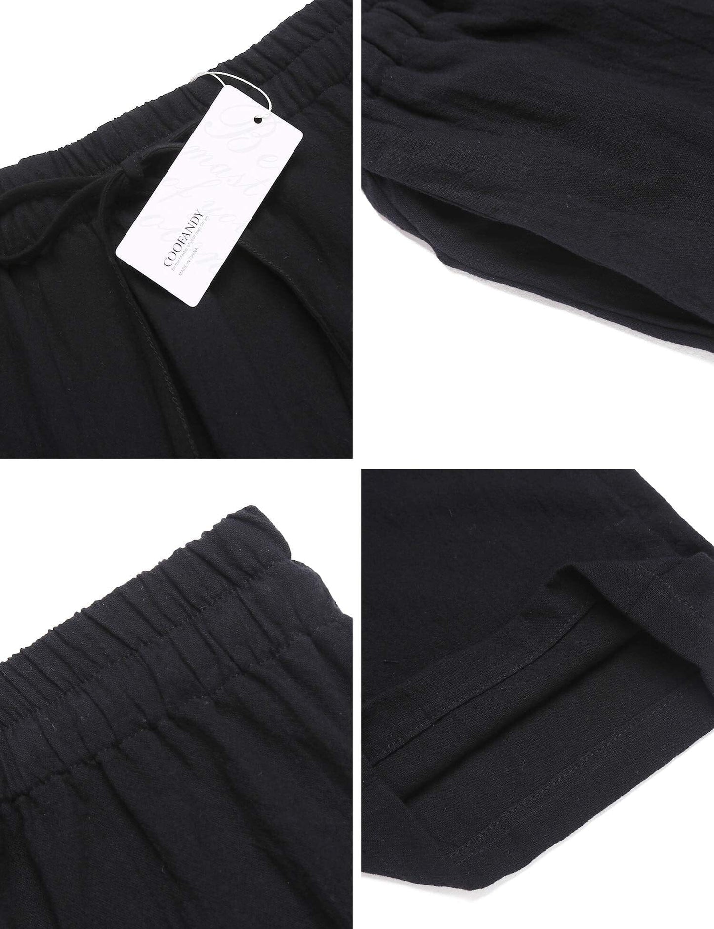 Linen Style Beach Yoga Trousers