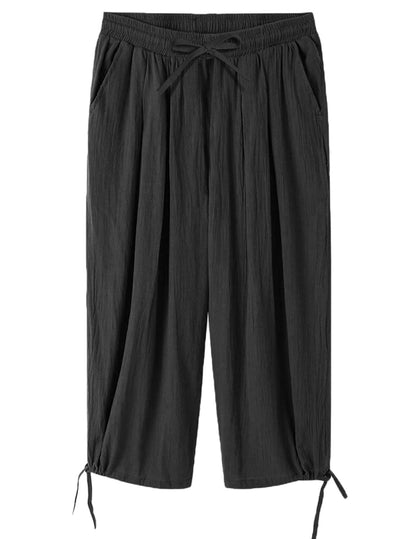 Cotton Linen Style Loose Yoga Pants