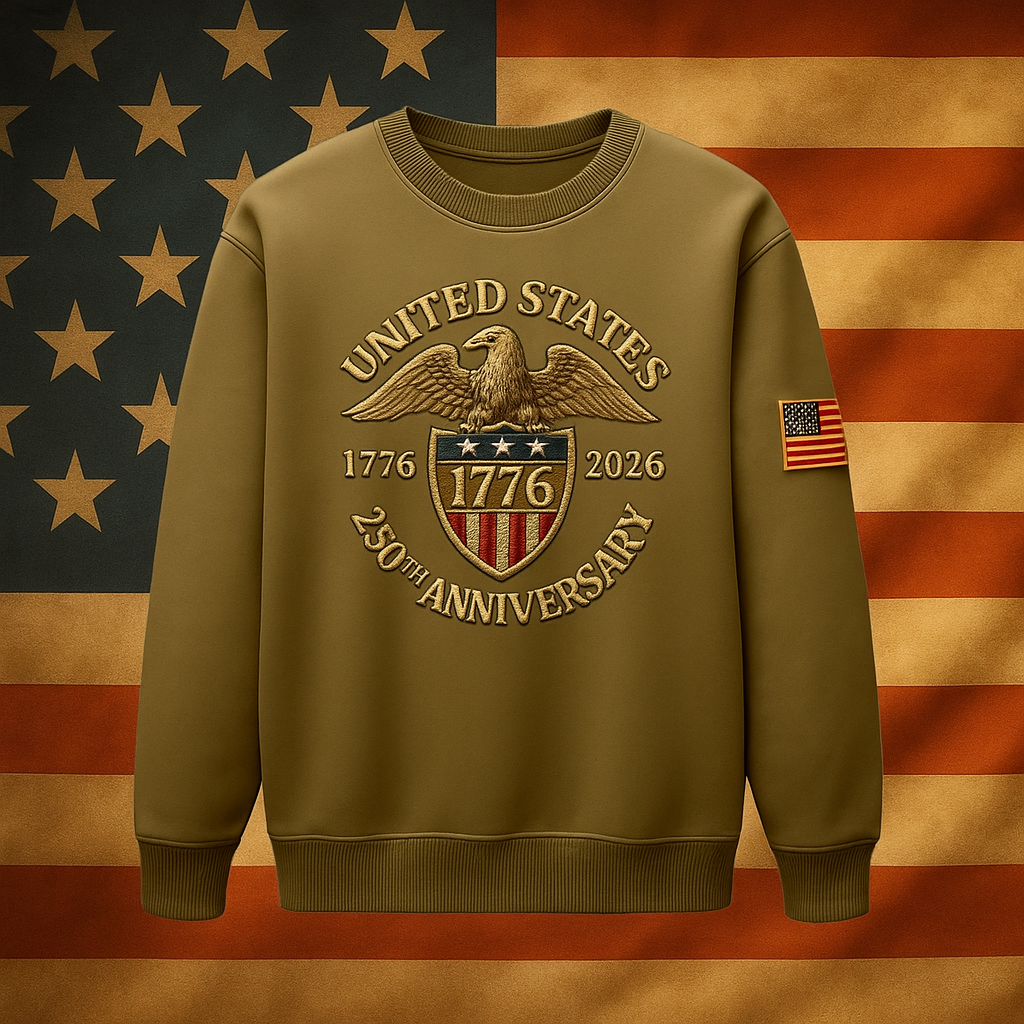 🦅🇺🇸 United States 250th Anniversary Commemorative Sweatshirt