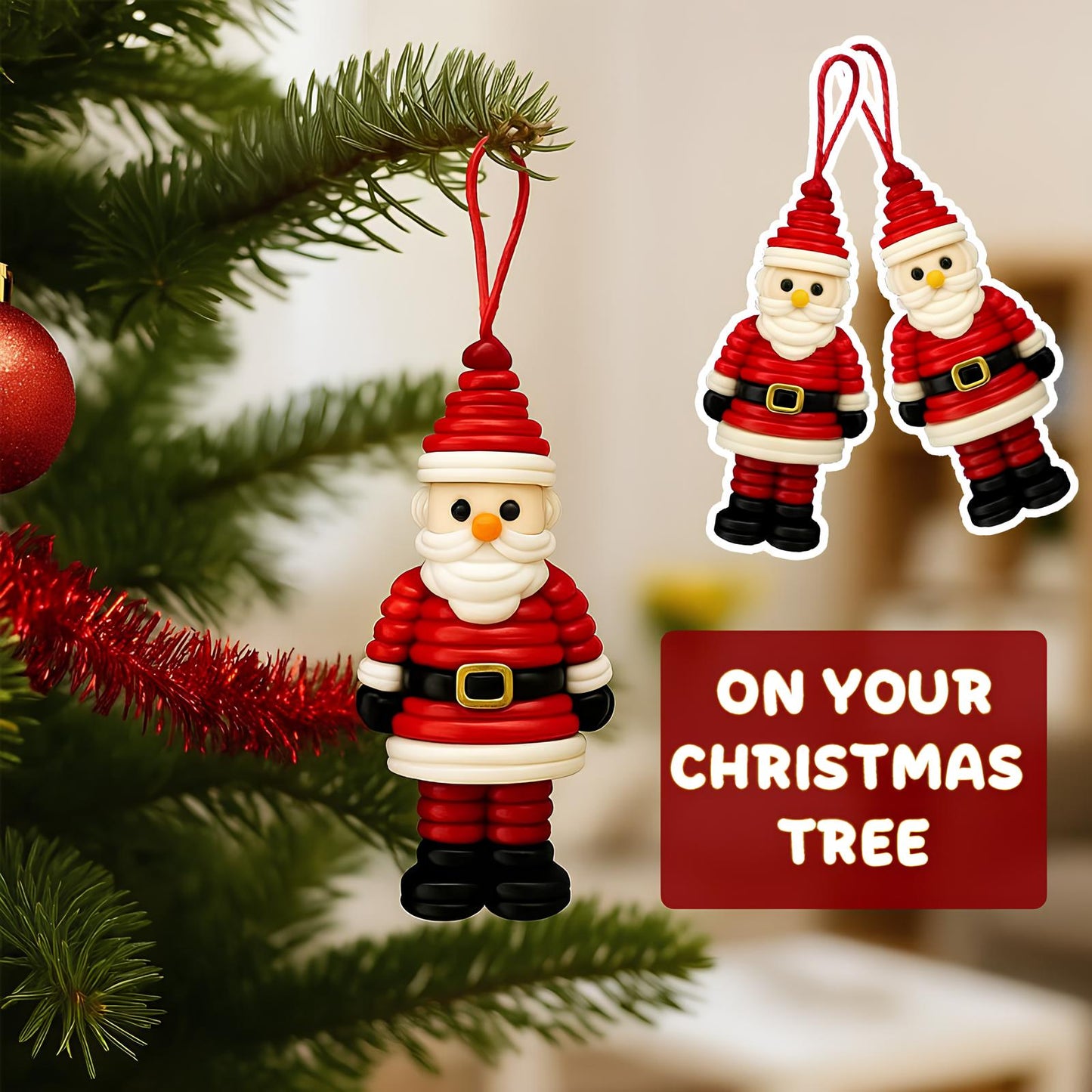 ☃️ DIY Button Snowman Ornament Kit