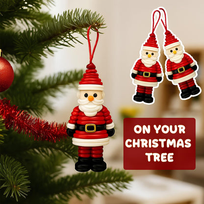 ☃️ DIY Button Snowman Ornament Kit