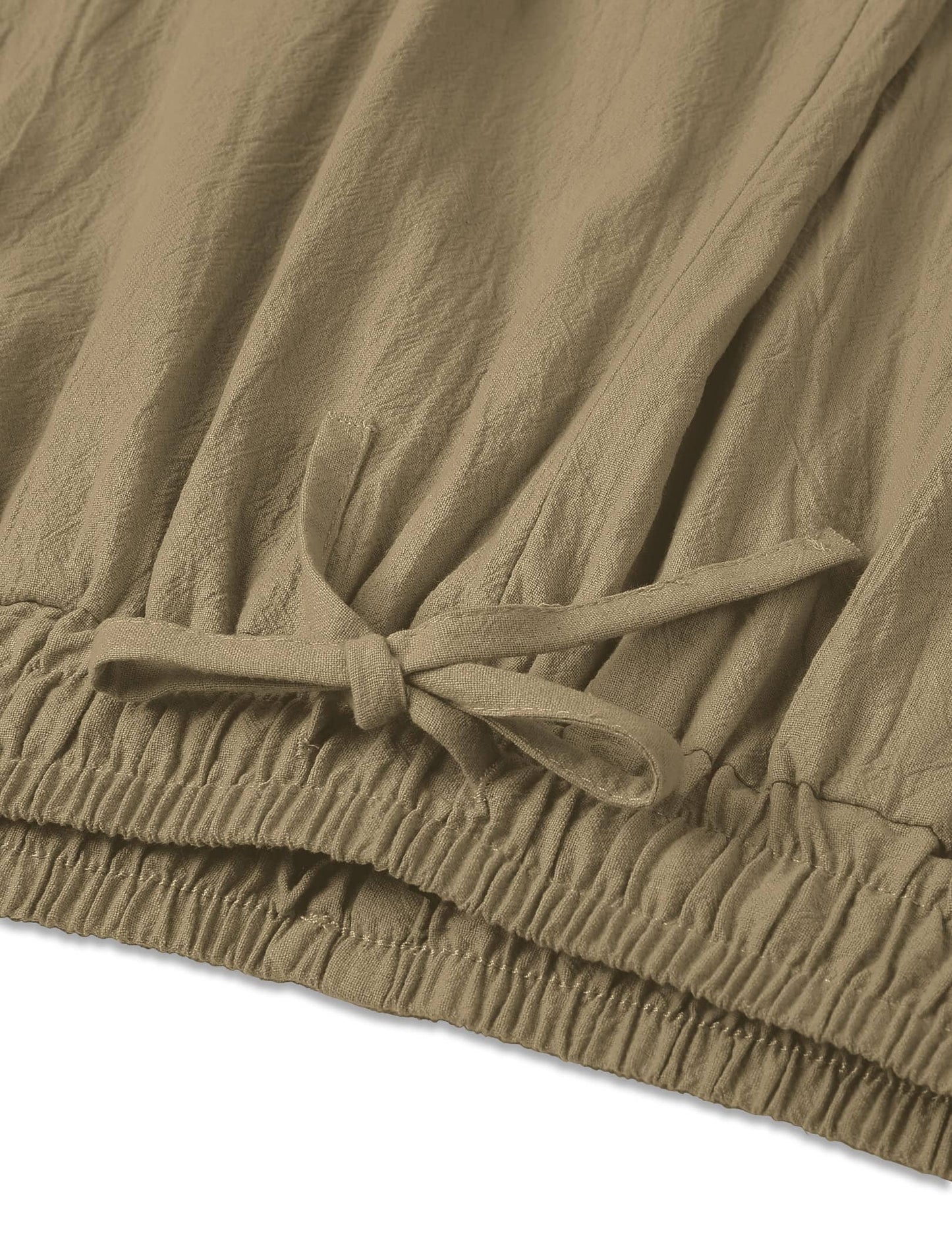 Cotton Linen Style Loose Yoga Pants