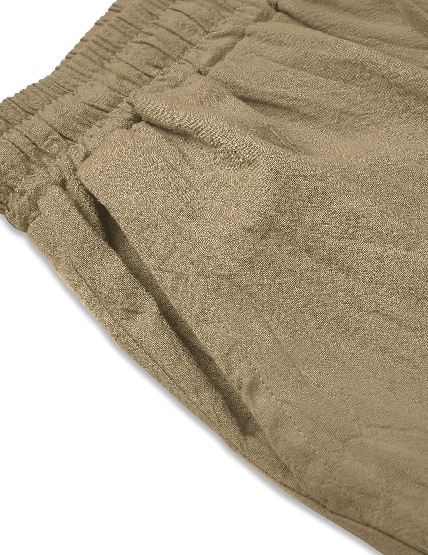 Cotton Linen Style Loose Yoga Pants