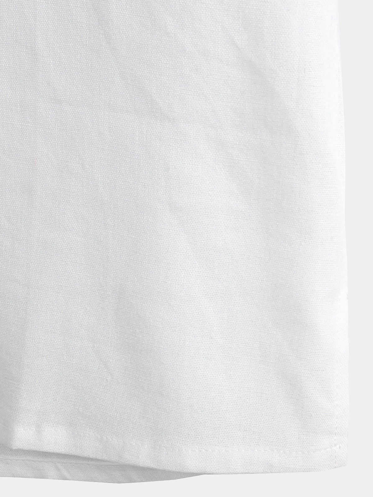 Men's Solid Color Stand Collar Half Button Pocket Front Shirt