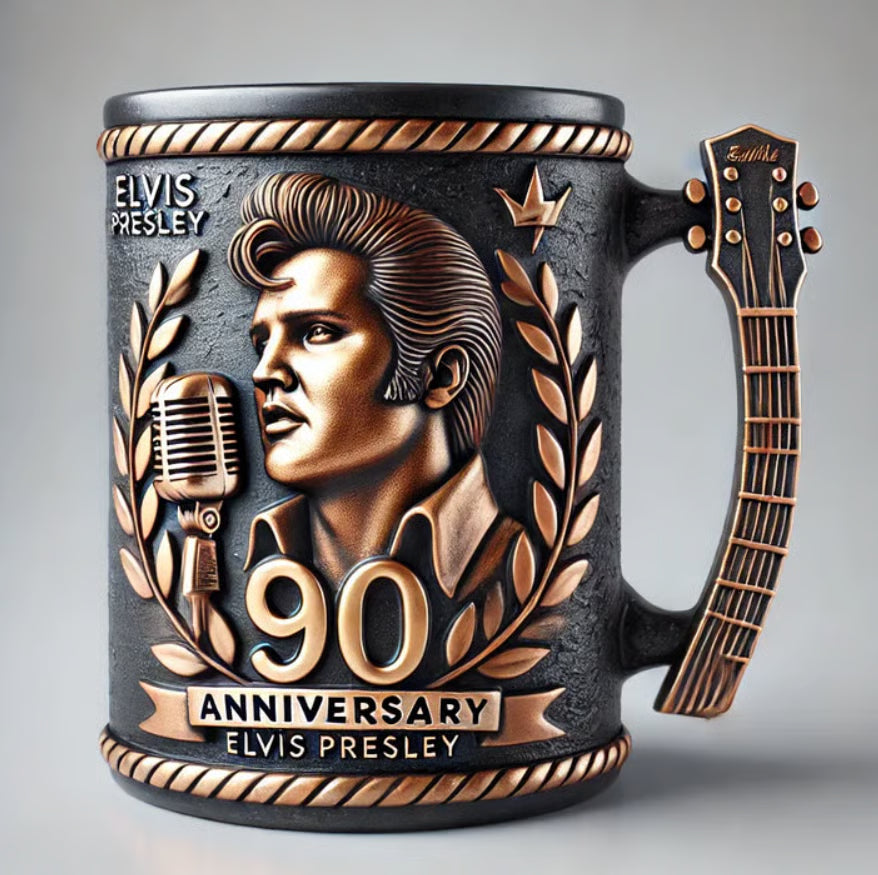 🔥Limited Edition🎁Elvis Presley 90th Anniversary Mug(US 📦Free Shipping)