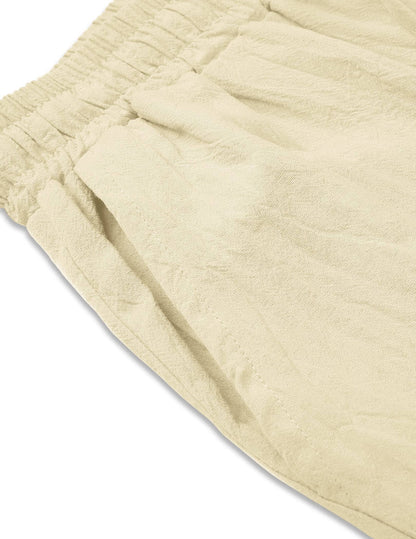 Cotton Linen Style Loose Yoga Pants