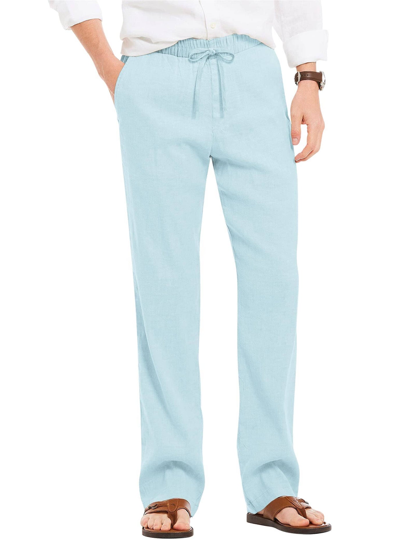 Linen Style Beach Yoga Trousers