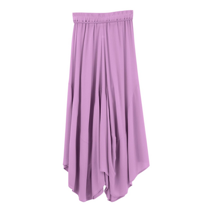 women's casual solid color loose skirt two-piece suit