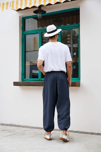 Cotton Linen Style Loose Yoga Pants