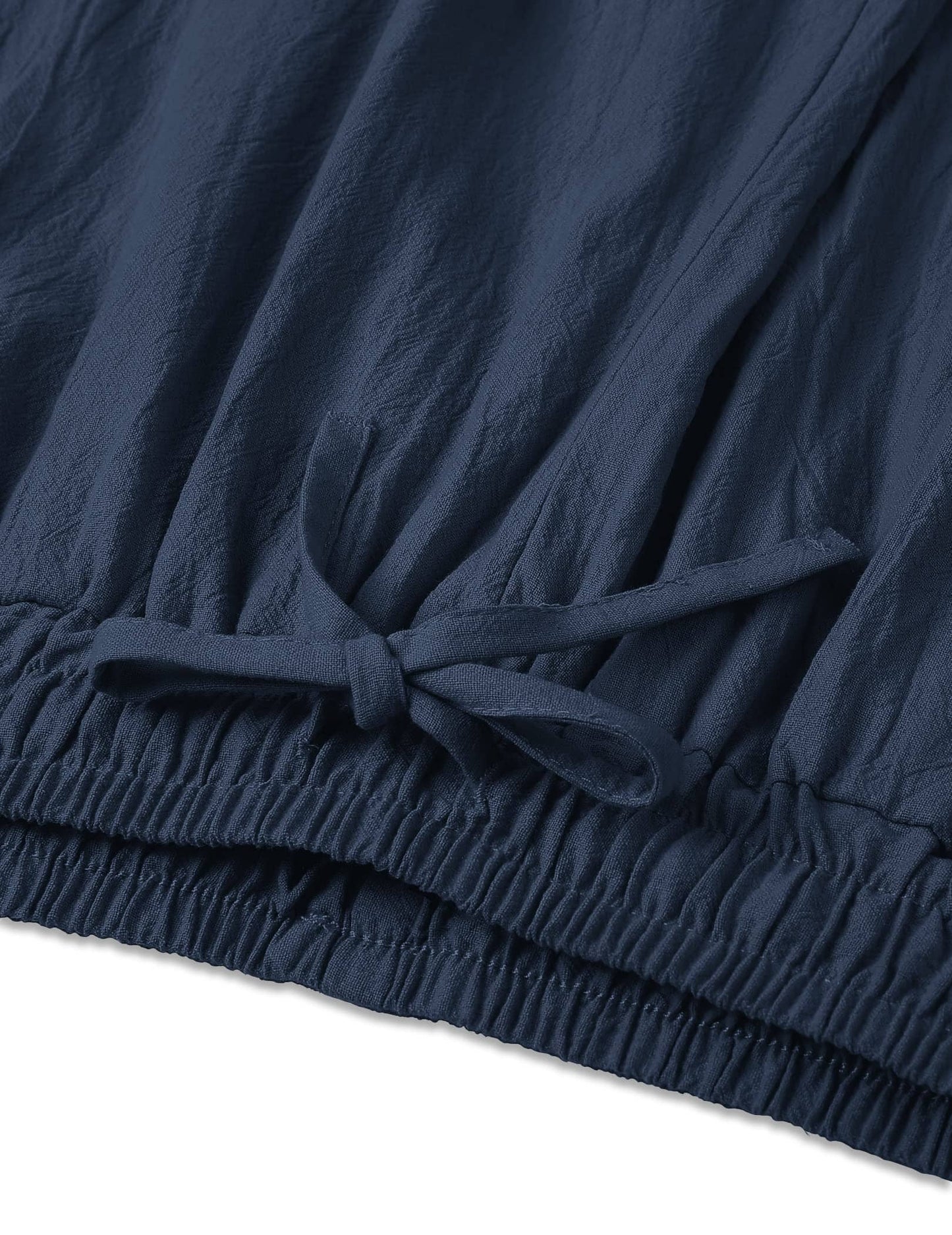 Cotton Linen Style Loose Yoga Pants