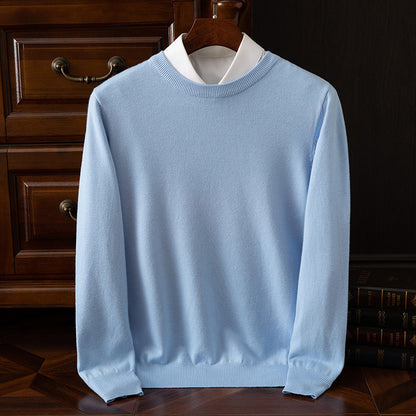 Men's Long Sleeve Cashmere Sweater