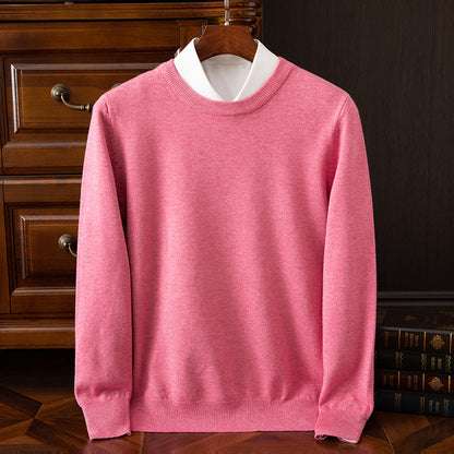 Men's Long Sleeve Cashmere Sweater