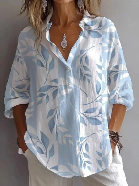 2025 New Style Women's Printed Fashion Shirt