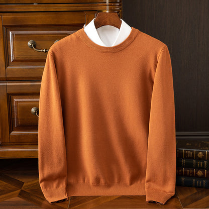 Men's Long Sleeve Cashmere Sweater