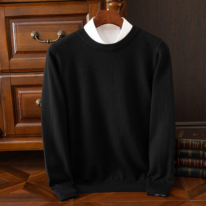 Men's Long Sleeve Cashmere Sweater