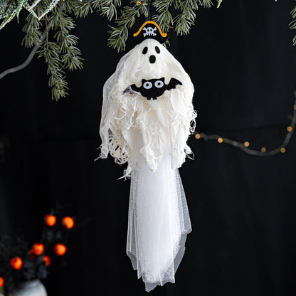 Spooky Halloween ghost witch pirate hanging decoration