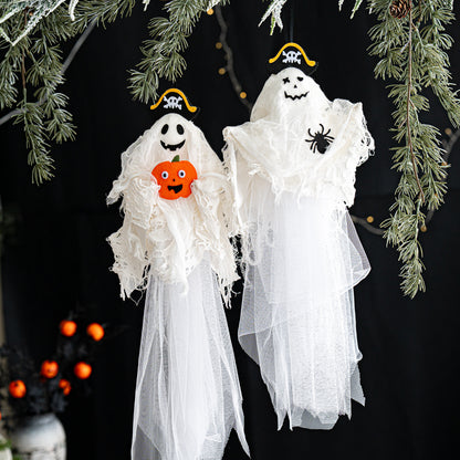 Spooky Halloween ghost witch pirate hanging decoration