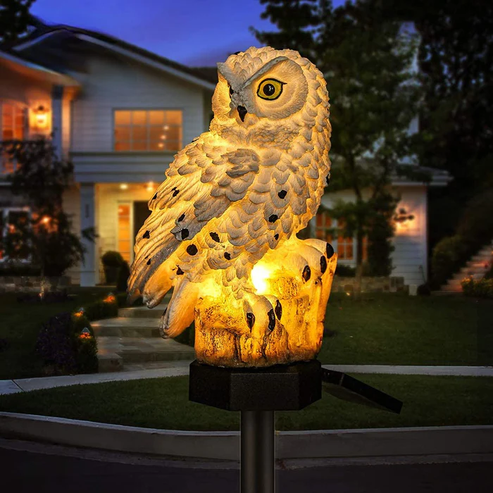 Odeiun™ Solar Powered Owl Garden Light for Outdoor Decoration