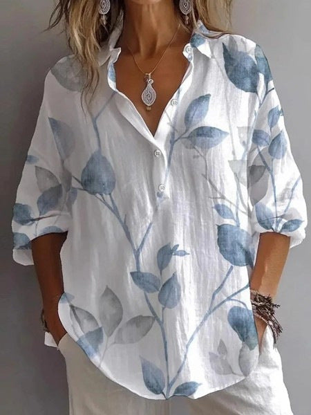 2025 New Style Women's Printed Fashion Shirt