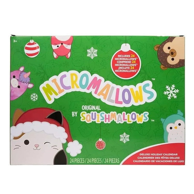 🎅 Early Christmas Sale🎅2026 Squishmallows 24-Day Micromallows Holiday Plush Advent Calendar