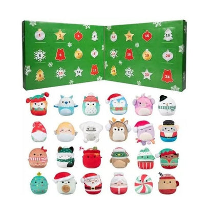 🎅 Early Christmas Sale🎅2026 Squishmallows 24-Day Micromallows Holiday Plush Advent Calendar