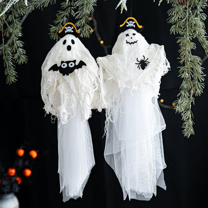 Spooky Halloween ghost witch pirate hanging decoration