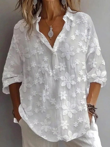 2025 New Style Women's Printed Fashion Shirt