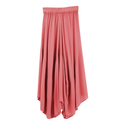 women's casual solid color loose skirt two-piece suit