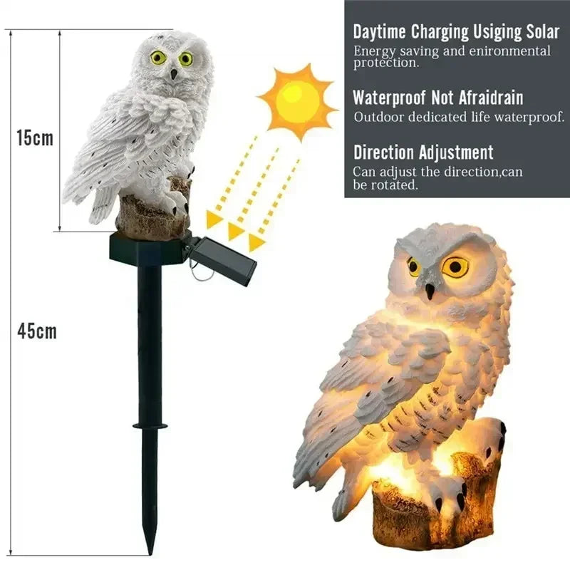Odeiun™ Solar Powered Owl Garden Light for Outdoor Decoration