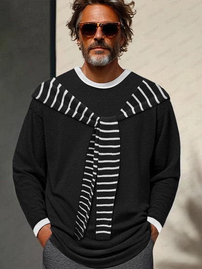 Fashion Knotted Shawl Collar Top