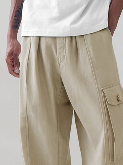Cargo Loose Fit 100% Cotton Pants