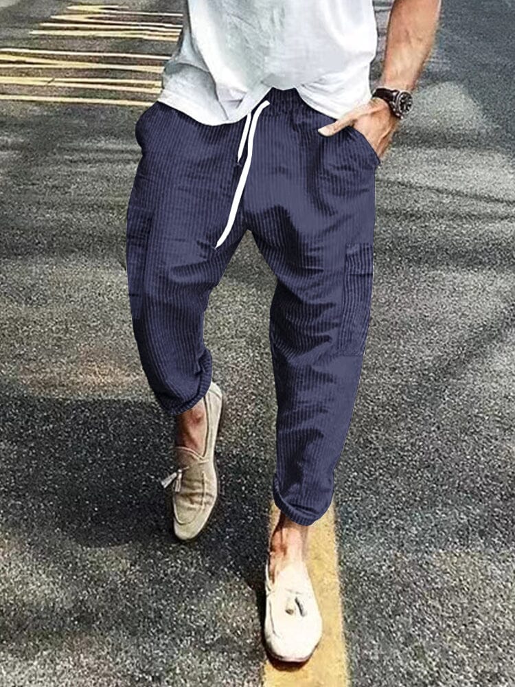 Casual Corduroy Relax Pants