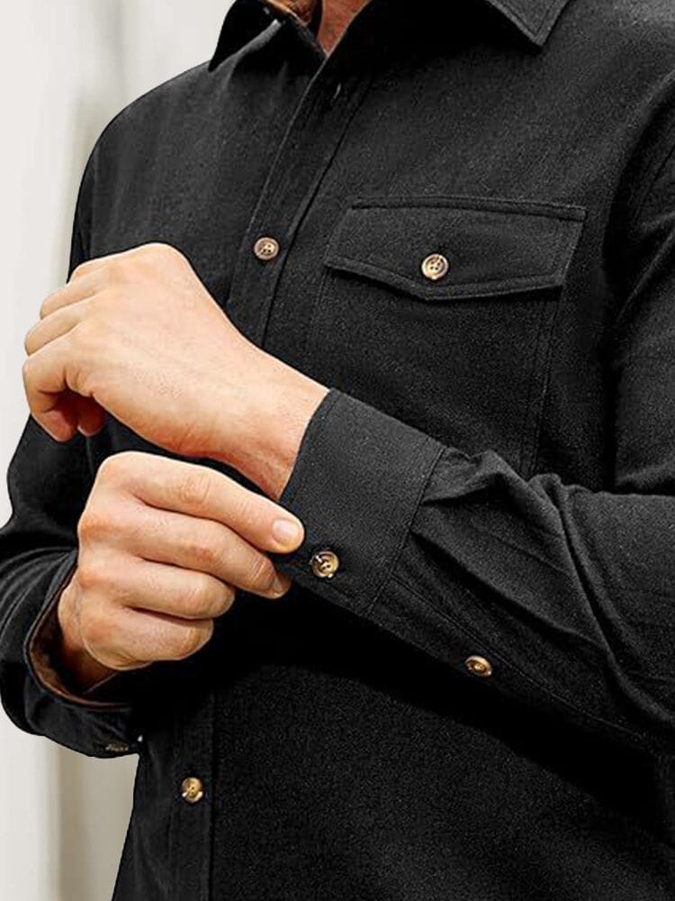 Everyday Ease Suede Patchwork Shirt