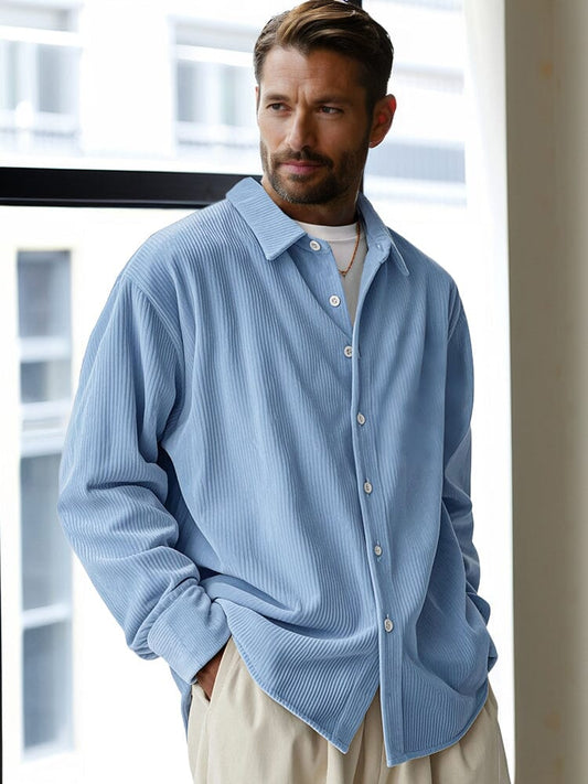 Classic Casual Fit Corduroy Shirt