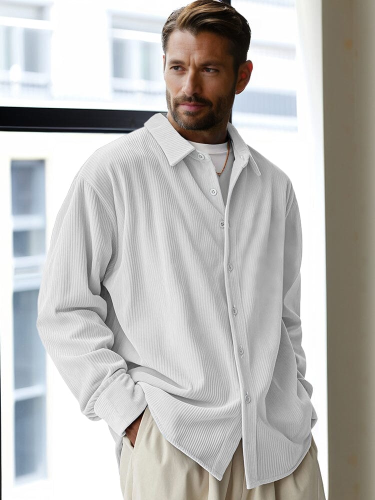 Classic Casual Fit Corduroy Shirt