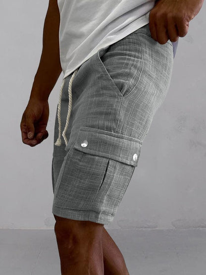 Lightweight 100% Cotton Cargo Shorts